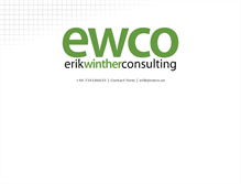 Tablet Screenshot of ewco.se